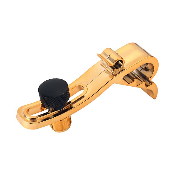 WASHWEPE Clip Para Micrófono De Batería Ajustable Con Rosca Estándar Y Acabado Dorado