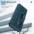 thumbnail image 6 of MonsDirect for 7.6 inch Samsung Galaxy Z Fold 4 5G 2022 Case, Anti-Fall Shockproof Hard PC Back Shell with Kickstand, Shell Membrane Integrated & Soft TPU Retractable Hinge for Galaxy Z Fold 4, Green, 6 of 7