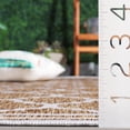 thumbnail image 5 of SAFAVIEH Beach House Wendy Geometric Indoor/Outdoor Runner Rug, Brown/Ivory, 2'2" x 8', 5 of 12