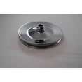 thumbnail image 1 of RPC Racing Power Company R8948 Power Steering Pump Pulley  Early GM To 1984 With 5/8 Inch Shaft and Keyway; Single Groove; Chrome Plated; Steel, 1 of 3