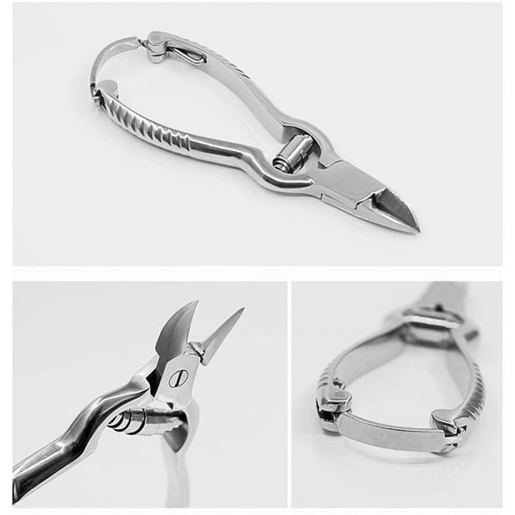 Ingrown Toenail Clipper, Professional Stainless Steel Precision Nipper for Thick & Ingrown Nails, Ergonomic Non-Slip Handle, Durable Pedicure Tool for Seniors, Men & Women Daily Nail Care