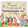 thumbnail image 4 of 7x5FT Employee Appreciation Day Banner, Office Celebration Backdrop,Employee Appreciation Happy Birthday Decorations for Backdrop Decorations Banner Photo Booth Props, 4 of 6