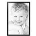 thumbnail image 2 of ArtToFrames 16x24 Inch Satin Black Tall Picture Frame, This Black Wood Poster Frame is Great for Your Art or Photos, Comes with 060 Plexi Glass (1852), 2 of 8