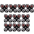 thumbnail image 4 of Conector hembra RCA CUTICAT 2x10 Piezas PCB AV Outlet Concentric, 4 of 8