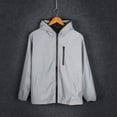 thumbnail image 3 of Rompevientos luminoso de invierno, marca de moda, ropa reflectante para parejas, abrigo de color sólido, ropa de clase para estudiantes, hombres y mujeres, 3 of 5