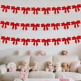 thumbnail image 2 of 2 String of 8 PCS Valentines Party Decoration Bow Garland, Coquette Party Decorations,Bow Birthday Decor for Girls, Bachelorette Decorations 2025,Baby Girl Banner and Garland for Shower Red, 2 of 9