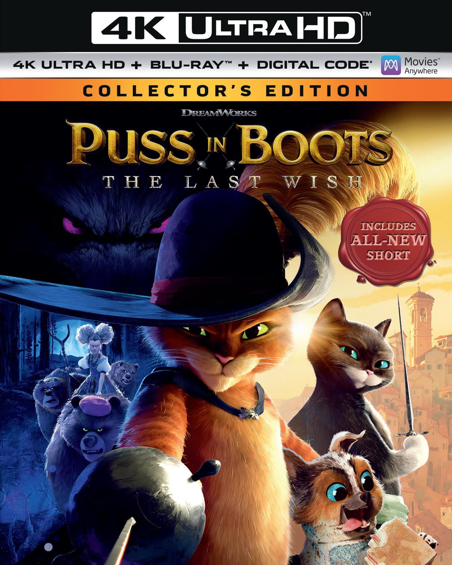 Puss in Boots: The Last Wish - Collector's Edition (4K Ultra HD + Blu ...