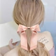 thumbnail image 3 of Hair Tie Double Layer Ribbon Bow Hair Band Ponytail Holder Hair Accessory for Girls, 3 of 10
