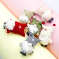 thumbnail image 6 of WEUVEB Christmas Tree Decorations Set of 6 Small Wool Ornaments for Holiday Home Decor Festive Seasonal Accents, 6 of 8