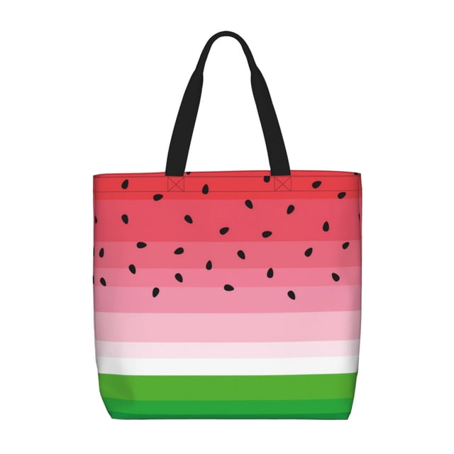 Balery Watermelon Bolsa de Mano para Mujeres con Cremallera, Bolsa de Gimnasio con Compartimentos, Bolsa para Laptop, Bolsa para Trabajo