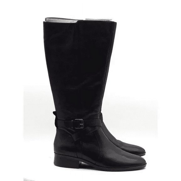 Naturalizer Women's Rena Knee High Boots Black Wide Calf 9W