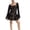Black, variant on Women's Bodycon Dress, Off The Shoulder Dress with Bishop Sleeve, Casual Party Dress for Going Out, Spring Date Night Outfits