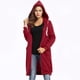 thumbnail image 4 of Nueva moda mujer sudadera con capucha larga sudadera con capucha abrigo bolsillos casuales cremaller Meterk Borgoña XXXXXL, 4 of 7