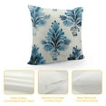thumbnail image 4 of JEUXUS  Printed Booti Decorative Square Accent Throw Pillow Cover - Home Decor for Couch, Sofa, Chair - , Blue, 4 of 5