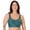 Sophisticated Teal Dot, variant on Comfort Revolution ComfortFlex Fit Shaping Wireless Bra Sophisticated Teal Dot XL