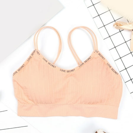 

eczipvz Lingerie for Women Naughty Adjustable Bra Women s Ring Latex Sport Tank Size Underwear with Steel Traceless L Pink One Size