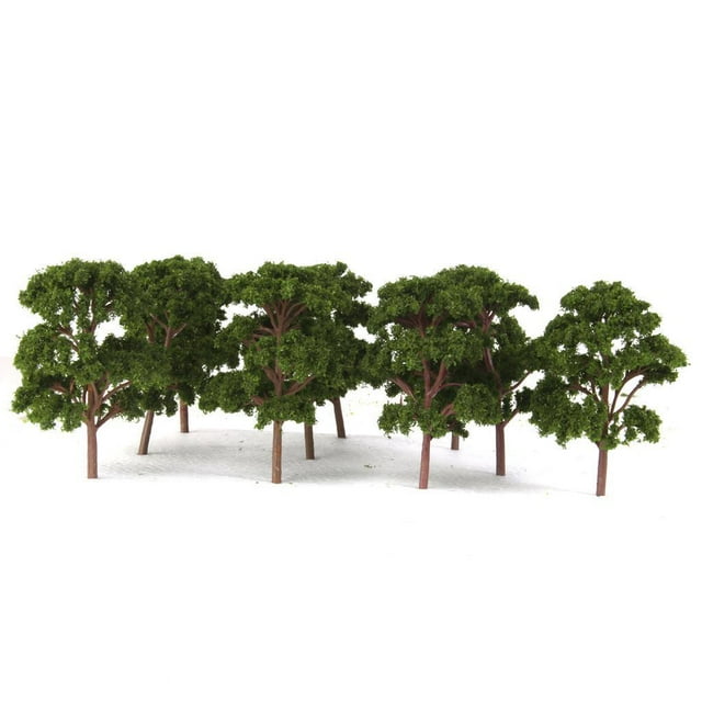 10 Piezas Banyan Modelo Tren Ferrocarril Jardín Parque Paisaje 1:75 HO