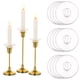 thumbnail image 1 of Protectores antigoteo para velas con costura de vidrio para portavelas, 12 unidades, 1 of 9
