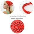 thumbnail image 2 of 6 Pack Hair Scarf Headband for Women, Elastic Bandana Head Scarf Large Boho Triangle Kerchief, 2 of 7