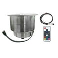 thumbnail image 1 of Soporte de copa de material acero inoxidable ligero RGB con telemando para uso , ampliamente utilizado, práctico Zulema Titular de la botella del tablero del coche, 1 of 8