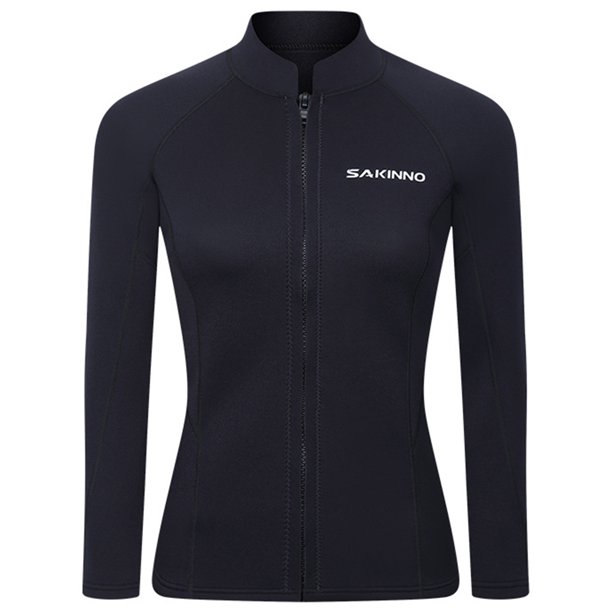 Traje de Neopreno Traje de buceo de 2 mm Traje de neopreno cálido de manga larga a prueba de frío para hombre mujer (mujer S) Ygjytge Mujer T S para Unisex