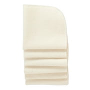 Natural Cotton Baby Washcloths - 6 Per Package