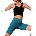 thumbnail image 3 of Coduop Women's Summer Spaghetti Straps U Neck Crop Top Solid Color Slim Fit Vest Tops, 3 of 9