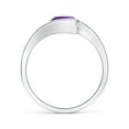 thumbnail image 2 of ANGARA Natural 1.15 Ct. Amethyst Solitaire Ring in 14K White Gold for Women (Ring Size: 3), 2 of 9