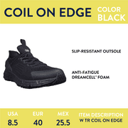 TredSafe Womens Coil On Edge Slip Resistant Shoes
