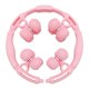 thumbnail image 2 of Rodillo de masaje de piernas de 16 ruedas, herramienta de masaje de tejido profundo para gimnasio y deportes. Rosa, 2 of 9