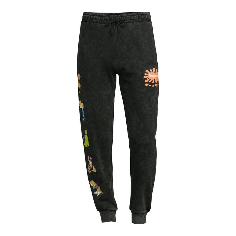 Nickelodeon Men s Nick Toons Mineral Wash Graphic Joggers Walmart