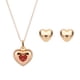 thumbnail image 1 of Conjunto de Joyas Fernando Pendiente Rhinestone Rojo, 1 of 4