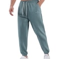 thumbnail image 2 of DDAPJ pyju Men's Mesh Jogger Sweatpants Lightweight Quick Dry Athletic Pants with Pockets for Workout, Running, Outdoor Sports Green XXL, 2 of 6