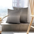 thumbnail image 6 of LALILO Throw Pillow Covers Halftone Mesh Black And White With Lace Cushion Cover 18" x 18", 2 Pack, 6 of 6