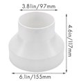 thumbnail image 2 of Ventilation Pipe Reducer Adapter Pipe Air Duct Adapter Pipe Connector For Inline Ventilation System, 2 of 4