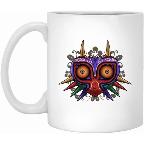 Majora’s mask Wood Coffee Mug - Funny & Unique Gift for Birthday Holidays Office or Home 11oz Ceramic Mug