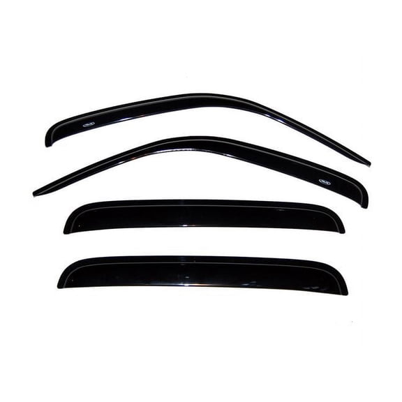AVS 94428 Set of Smoke External Ventvisor Window Deflector for 02-07 Liberty