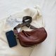 thumbnail image 3 of Bolsa de hombro para mujer a la moda, cruzados de cuero PU de color puro (café) Likrtyny Para Estrenar, 3 of 9