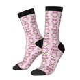 thumbnail image 1 of Fotbe Cute puppy Calcetas Largas con Estampado para Hombre y Mujer – Calcetas de Compresión Transpirables y Elásticas, Viajar y Uso Diario Talla 5-11, 1 of 6