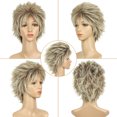 thumbnail image 7 of BECUS Pixie Cut Wigs for Women,Short Mullet Wig,Platinum Blonde Wigs for Girl Daily, 7 of 7