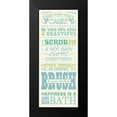 thumbnail image 2 of Pela Studio 12x24 Black Modern Framed Museum Art Print Titled - Wash Up III, 2 of 5