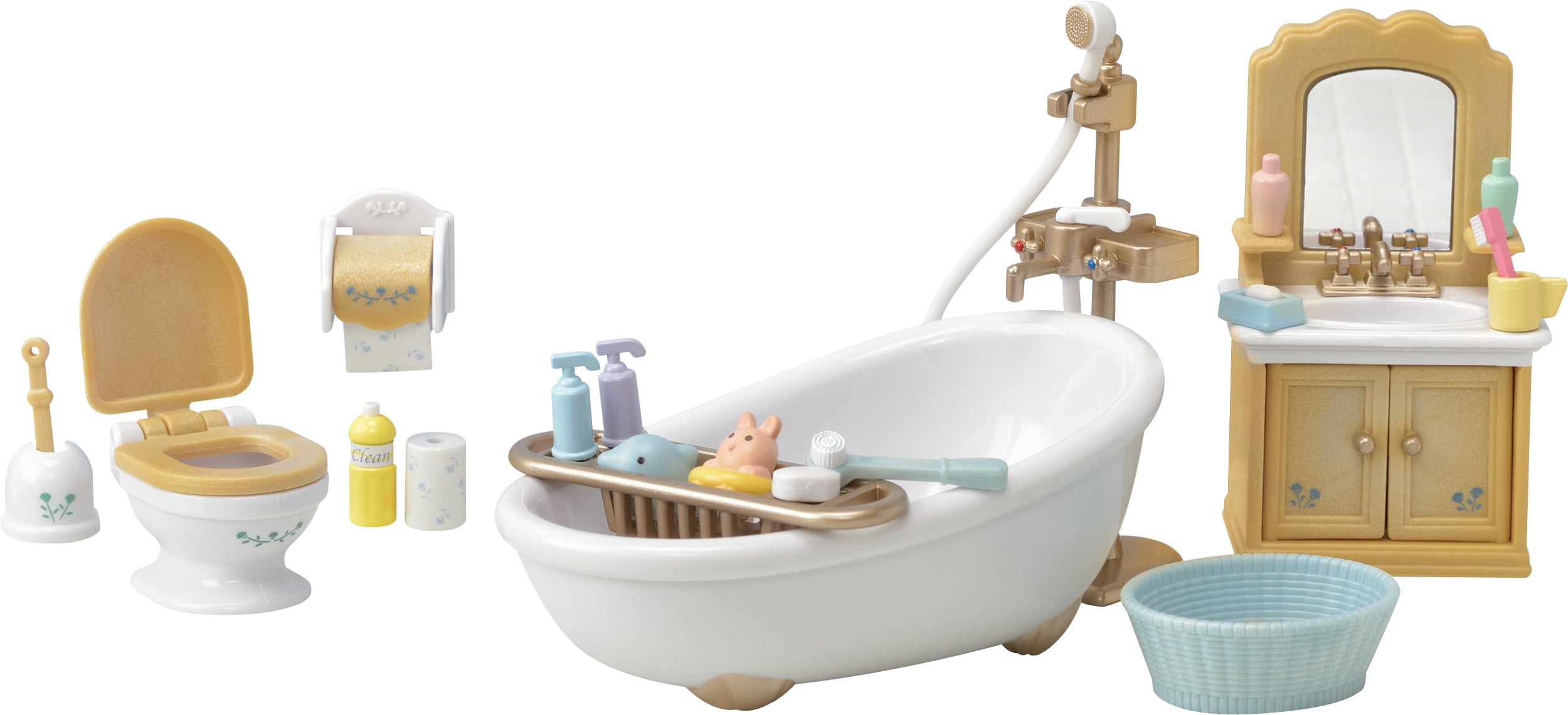 Calico Critters Country Bathroom Set Furniture Accessories