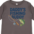 thumbnail image 4 of Inktastic Daddy's Fishing Buddy Graphic Boys or Girls Long Sleeve Toddler T-Shirt, 4 of 5