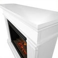 thumbnail image 5 of Real Flame Grande Cheminée Électrique en Blanc, 5 of 5