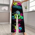 thumbnail image 2 of I Love The 80's Eighties Pajama Pants Comfortable Elastic Waist Pajamas Fashion Sleepwear Bottoms Plus Size Homewear, 2 of 6