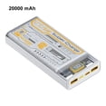 thumbnail image 4 of Maoww Power Bank With Smart LED Indicators And Overvoltage Protections Portable Power Source Power Banks white 20000mah, 4 of 6