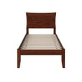 thumbnail image 3 of Leo & Lacey Solid Wood Twin XL Platform Bed with Charging USB in Walnut, 3 of 5