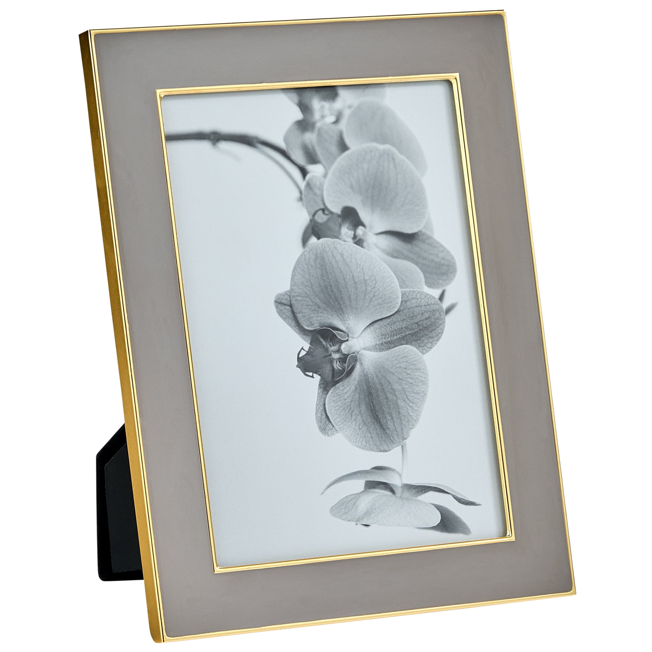 Better Homes & Gardens – 5x7 Picture Frame – Grey/Gold Tabletop Photo Frame
