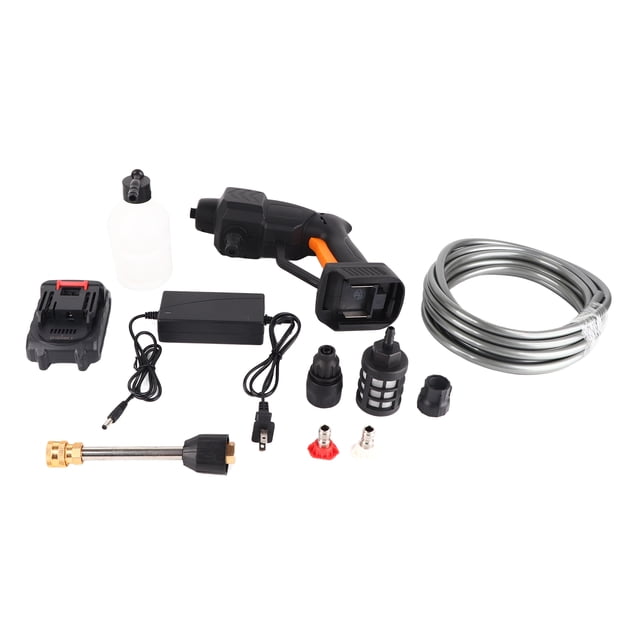 Lavadora inalámbrica batería de litio pistolas de agua de alta presión Mini herramientas portátiles AC 80-240V5 baterías enchufe de EE. UU.