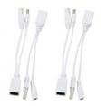 thumbnail image 1 of 2X Passive Power Over Ethernet PoE Adapter Injector + Splitter Kit 5V 12V 24V 48V, 1 of 3